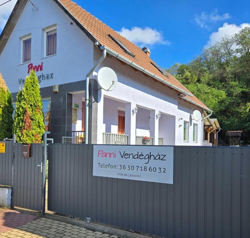 Panni Vendeghaz Hotell Egerszalók Exteriör bild